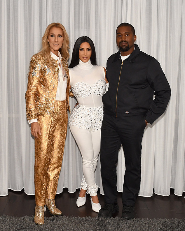 Kim Kardashian, Kanye West, Celine Dion Kim Kardashian, Kanye West, Celine Dion